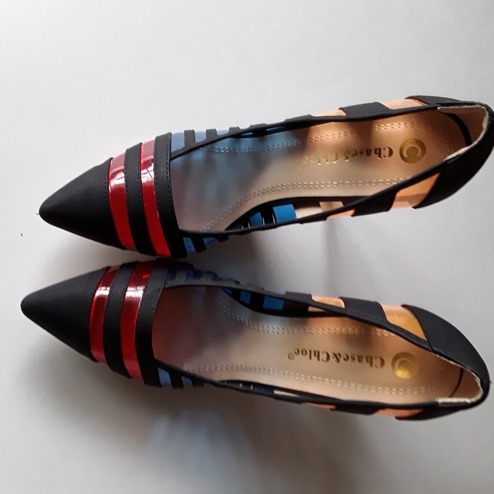 Multi Colored Pumps